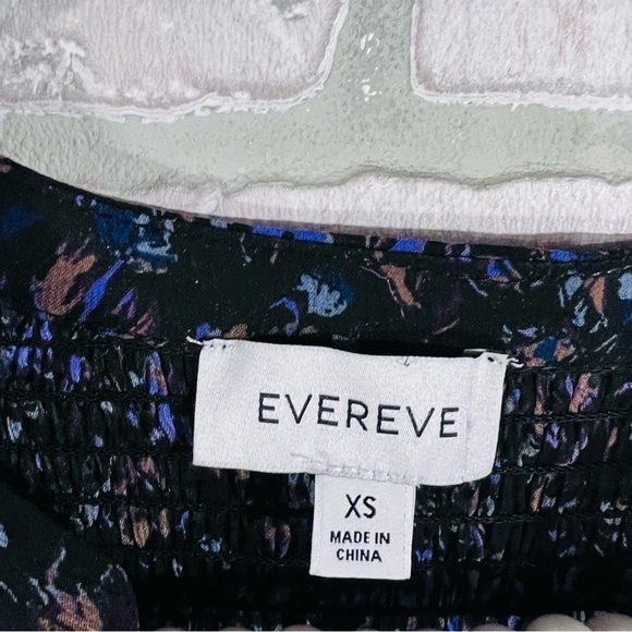 Evereve Petra Floral Print Long Sleeve Blouse in Plummulti Size XS - Picture 8 of 11